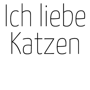 Motiv katze - Ich liebe Katzen