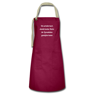 Katzen Sch&uuml;rze - katze - Luxusleben einer Katze