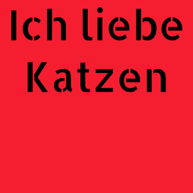 Motiv katze - Ich liebe Katzen