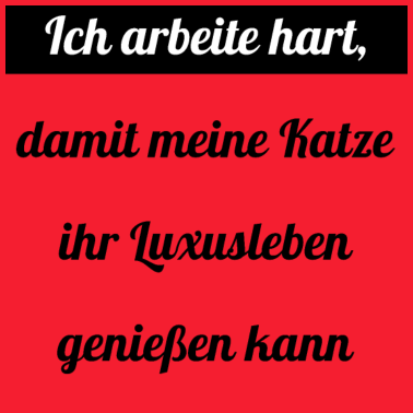 Motiv katze - Luxusleben einer Katze