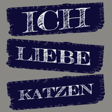 Motiv katze - Ich liebe Katzen