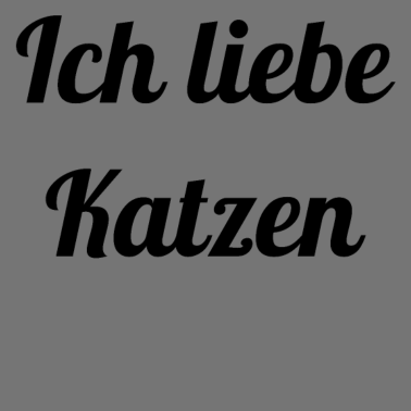 Motiv katze - Ich liebe Katzen