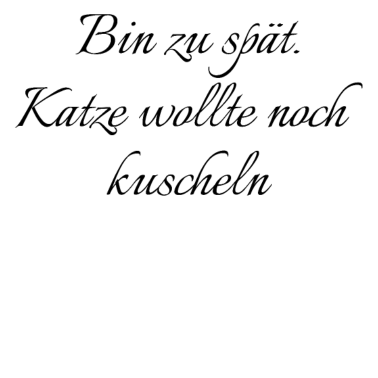 Motiv katze - Katze wollte kuscheln