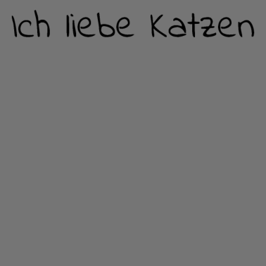 Motiv katze - Ich liebe Katzen