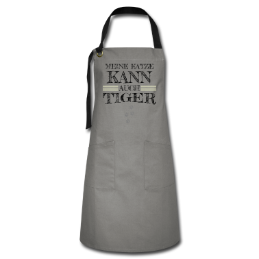 Katzen Sch&uuml;rze - katze - meine Katze kann auch Tiger
