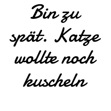 Motiv katze - Katze wollte kuscheln