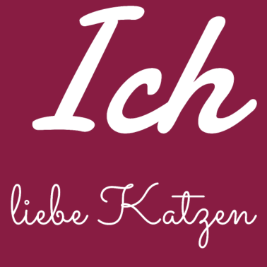 Motiv katze - Ich liebe Katzen