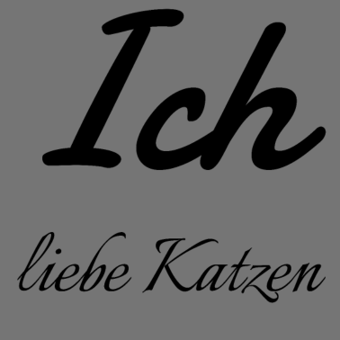 Motiv katze - Ich liebe Katzen