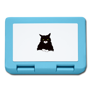 Katzen Brotdose - motzige Katze