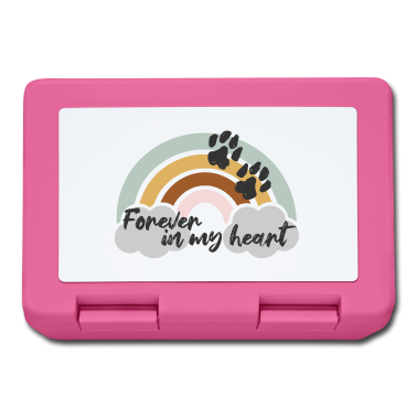 Katzen Brotdose - forever in my heart