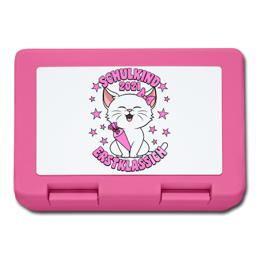 Katzen Brotdose - Schulkind 2021 Erstklassich Katze Einschulung