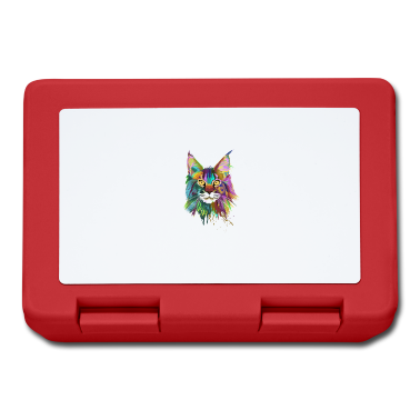 Katzen Brotdose - Maine coon Katze