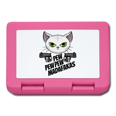 Katzen Brotdose - Pew Pew Madafakas