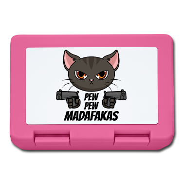 Katzen Brotdose - Pew Pew Madafakas