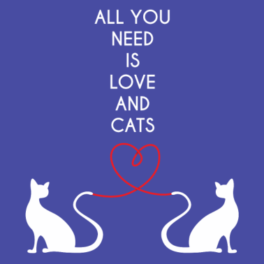 Motiv Katze - Liebe - Katzen - Ich liebe meine Katze