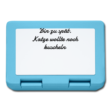 Katzen Brotdose - katze - Katze wollte kuscheln