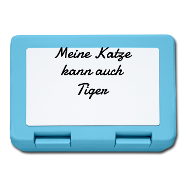 Katzen Brotdose - katze - meine Katze kann auch Tiger