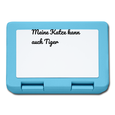 Katzen Brotdose - katze - meine Katze kann auch Tiger