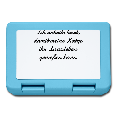 Katzen Brotdose - katze - Luxusleben einer Katze