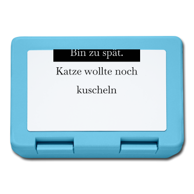 Katzen Brotdose - katze - Katze wollte kuscheln
