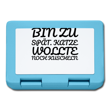 Katzen Brotdose - katze - Katze wollte kuscheln