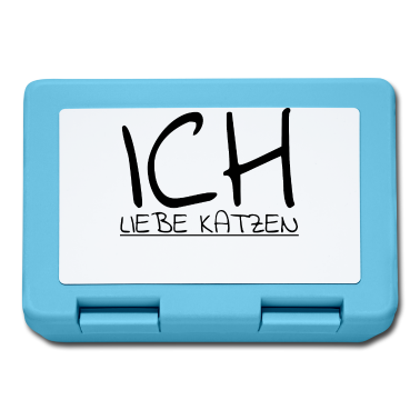 Katzen Brotdose - katze - Ich liebe Katzen