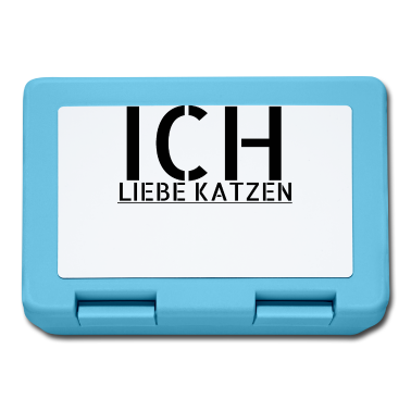 Katzen Brotdose - katze - Ich liebe Katzen