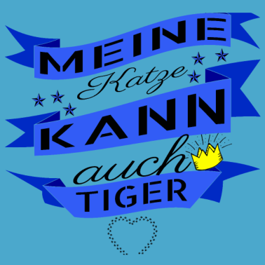 Motiv katze - meine Katze kann auch Tiger