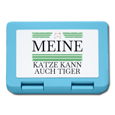 Katzen Brotdose - katze - meine Katze kann auch Tiger