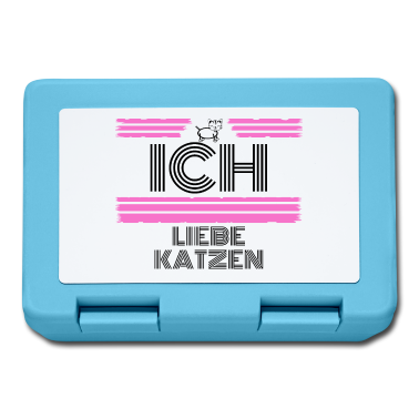 Katzen Brotdose - katze - Ich liebe Katzen