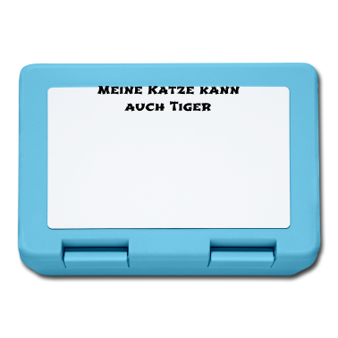 Katzen Brotdose - katze - meine Katze kann auch Tiger