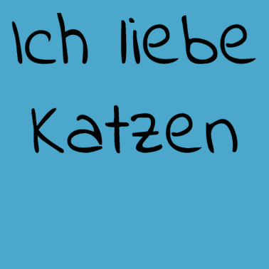 Motiv katze - Ich liebe Katzen