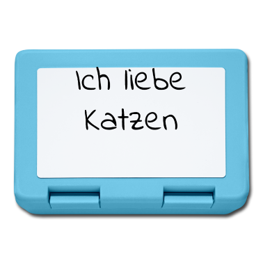 Katzen Brotdose - katze - Ich liebe Katzen