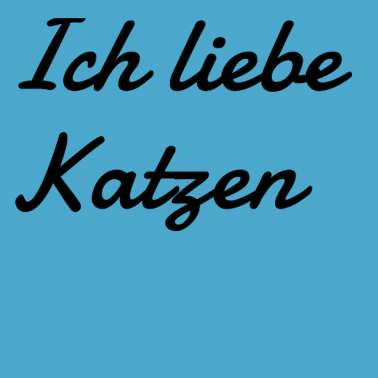 Motiv katze - Ich liebe Katzen