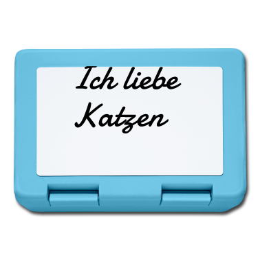 Katzen Brotdose - katze - Ich liebe Katzen