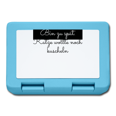 Katzen Brotdose - katze - Katze wollte kuscheln