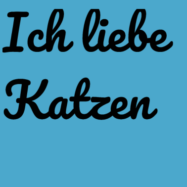 Motiv katze - Ich liebe Katzen