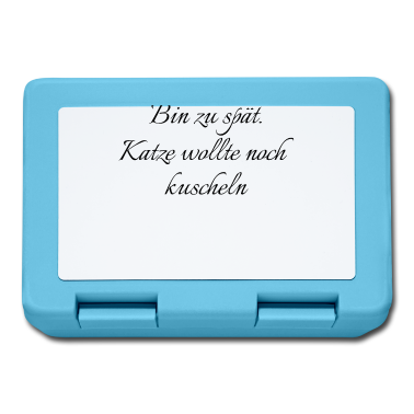 Katzen Brotdose - katze - Katze wollte kuscheln