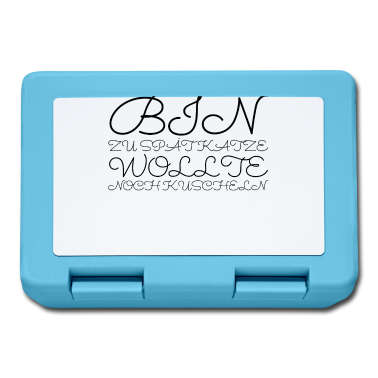 Katzen Brotdose - katze - Katze wollte kuscheln