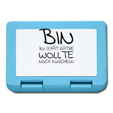 Katzen Brotdose - katze - Katze wollte kuscheln