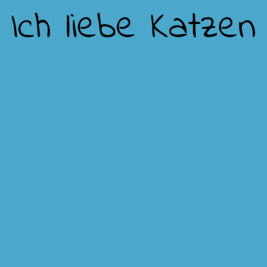 Motiv katze - Ich liebe Katzen