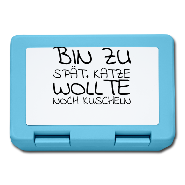 Katzen Brotdose - katze - Katze wollte kuscheln