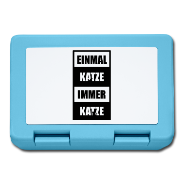 Katzen Brotdose - EINMAL KATZE IMMER KATZE