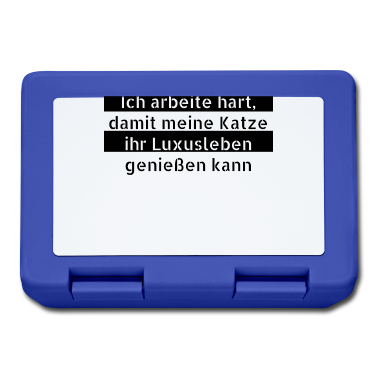 Katzen Brotdose - katze - Luxusleben einer Katze