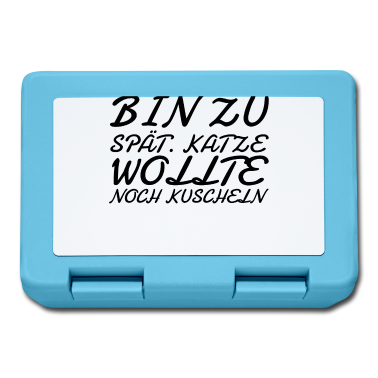 Katzen Brotdose - katze - Katze wollte kuscheln