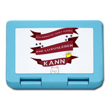 Katzen Brotdose - katze - Luxusleben einer Katze