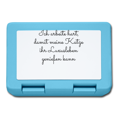 Katzen Brotdose - katze - Luxusleben einer Katze