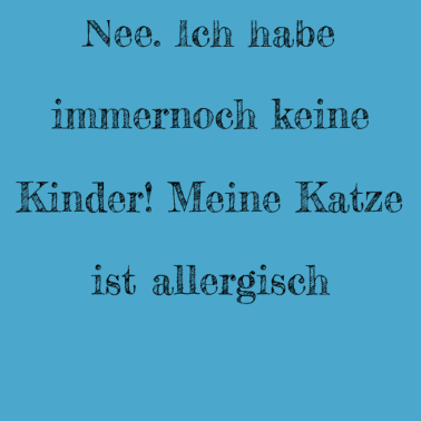 Motiv katze - Katze ist allergisch