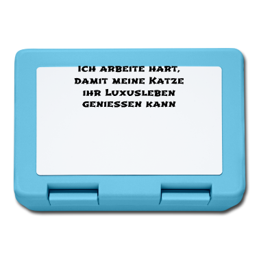 Katzen Brotdose - katze - Luxusleben einer Katze
