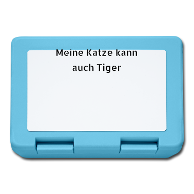Katzen Brotdose - katze - meine Katze kann auch Tiger
